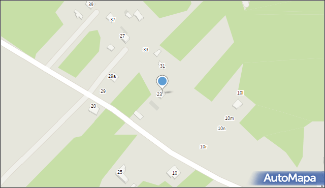 Żarki, Koziegłowska, 23, mapa Żarki