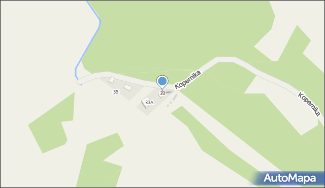 Zarzecze, Kopernika Mikołaja, 33, mapa Zarzecze