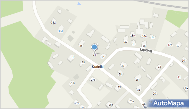 Zarzecze, Kopernika Mikołaja, 34, mapa Zarzecze