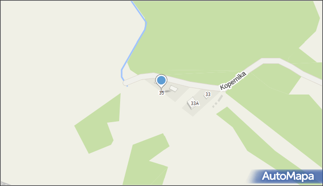 Zarzecze, Kopernika Mikołaja, 35, mapa Zarzecze