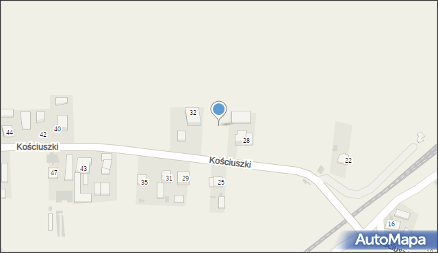 Zastów, Kościuszki Tadeusza, gen., 30, mapa Zastów