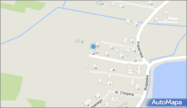 Zator, Kopernika Mikołaja, 24, mapa Zator
