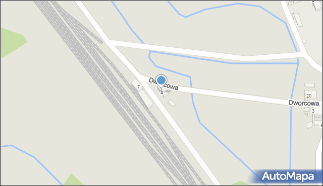 Zawidów, Kolejowa, 4, mapa Zawidów