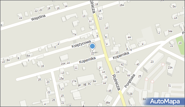 Zawiercie, Kopernika Mikołaja, 12, mapa Zawiercie