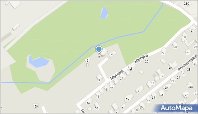 Zawiercie, Kosowska, 6, mapa Zawiercie