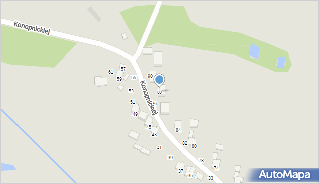 Zawiercie, Konopnickiej Marii, 88, mapa Zawiercie