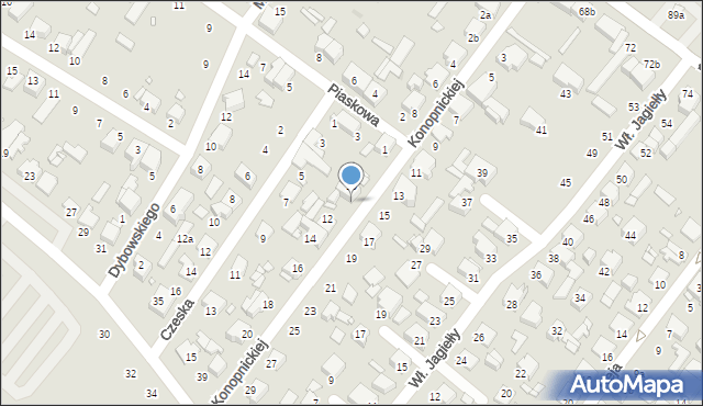 Zduńska Wola, Konopnickiej Marii, 12a, mapa Zduńska Wola