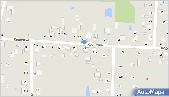 Zduńska Wola, Kopernika Mikołaja, 43, mapa Zduńska Wola