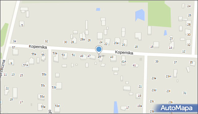 Zduńska Wola, Kopernika Mikołaja, 45, mapa Zduńska Wola