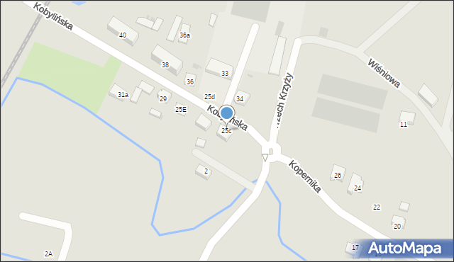 Zduny, Kobylińska, 25c, mapa Zduny