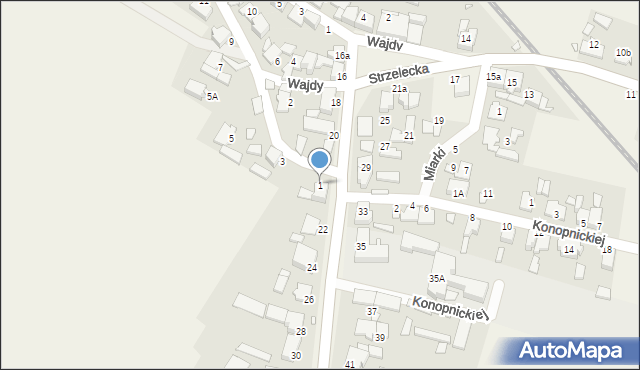 Żędowice, Kościuszki Tadeusza, gen., 1, mapa Żędowice