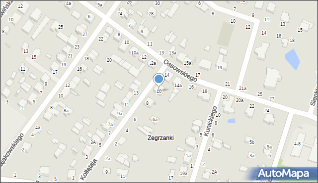 Zgierz, Kołłątaja Hugo, 10, mapa Zgierz