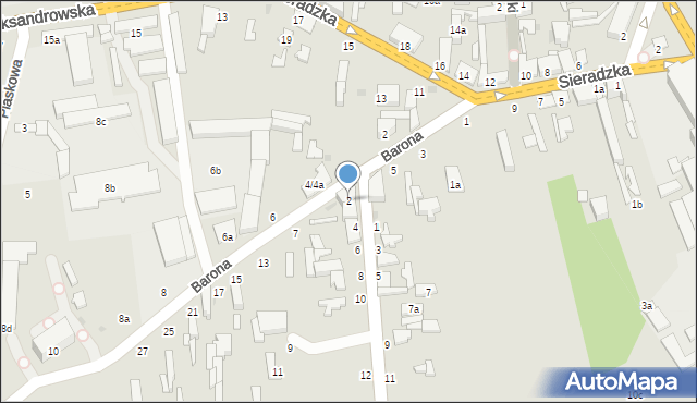 Zgierz, Konstantynowska, 2, mapa Zgierz