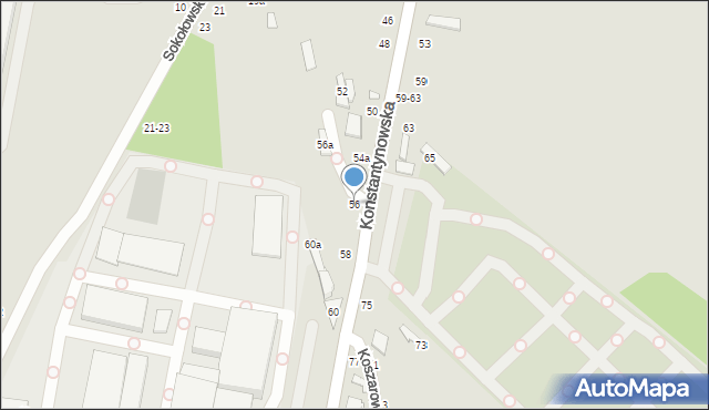 Zgierz, Konstantynowska, 56, mapa Zgierz