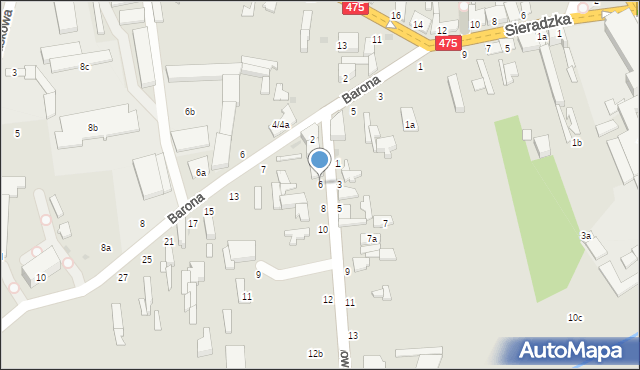 Zgierz, Konstantynowska, 6, mapa Zgierz