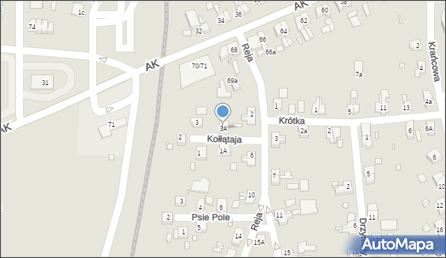 Zgorzelec, Kołłątaja Hugo, 3A, mapa Zgorzelec