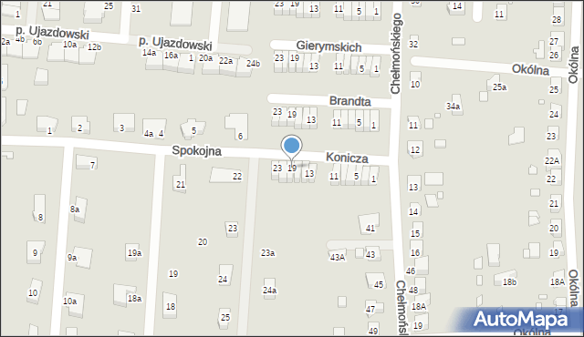 Zgorzelec, Konicza Tadeusza, 19, mapa Zgorzelec