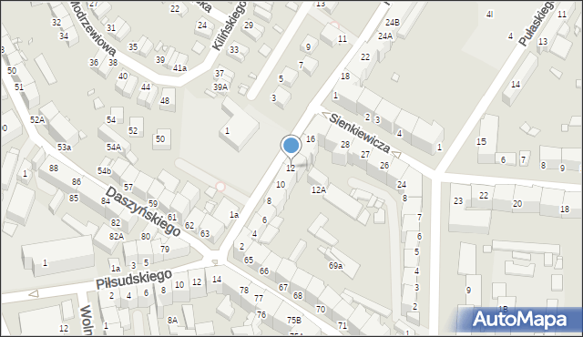 Zgorzelec, Kościuszki Tadeusza, gen., 12, mapa Zgorzelec