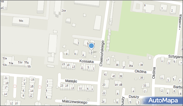 Zgorzelec, Kossaka Juliusza, 2, mapa Zgorzelec