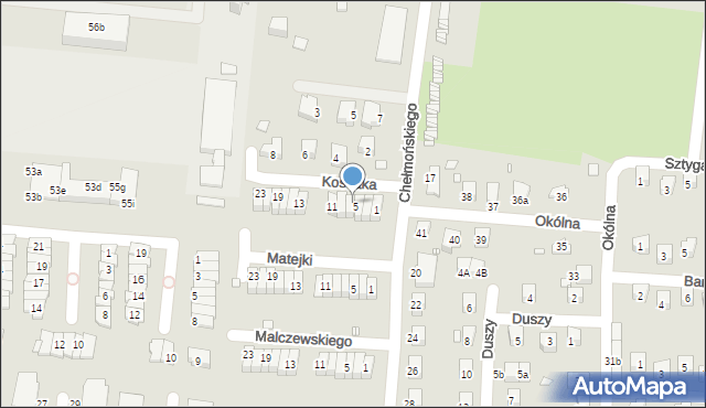 Zgorzelec, Kossaka Juliusza, 7, mapa Zgorzelec