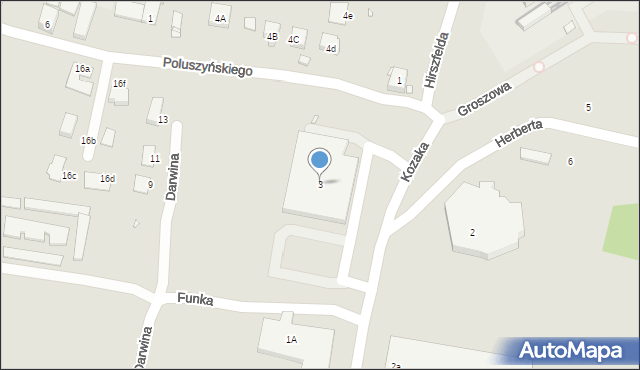 Zgorzelec, Kozaka Jana, ks., 3, mapa Zgorzelec