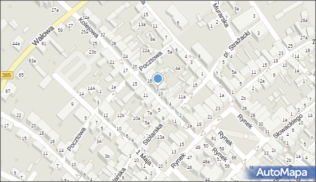 Ziębice, Kolejowa, 12, mapa Ziębice