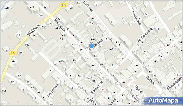Ziębice, Kolejowa, 18, mapa Ziębice