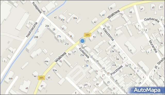 Ziębice, Kolejowa, 34a, mapa Ziębice