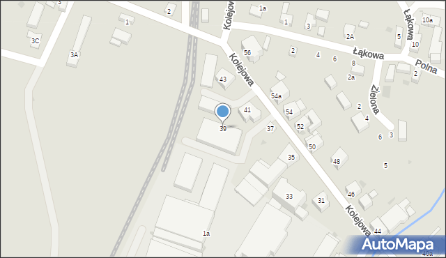 Ziębice, Kolejowa, 39, mapa Ziębice