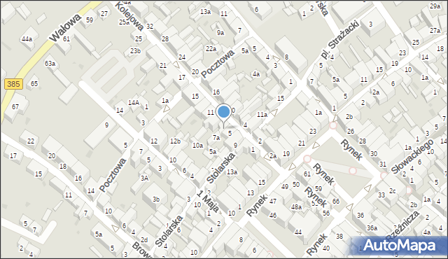 Ziębice, Kolejowa, 7, mapa Ziębice