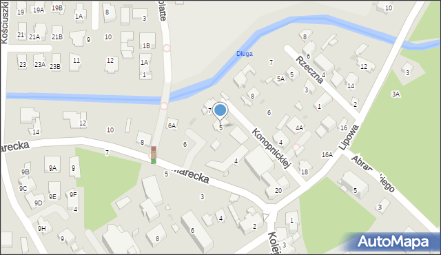 Zielonka, Konopnickiej Marii, 5, mapa Zielonka