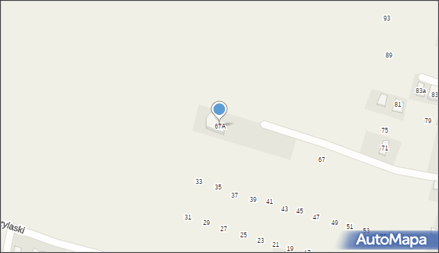 Zręcin, Konopnickiej Marii, 67A, mapa Zręcin