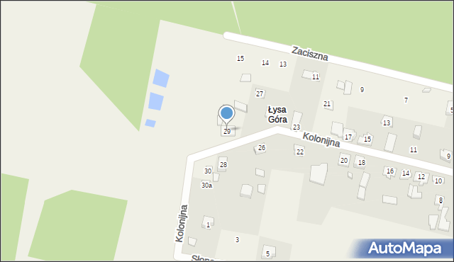 Zumpy, Kolonijna, 29, mapa Zumpy