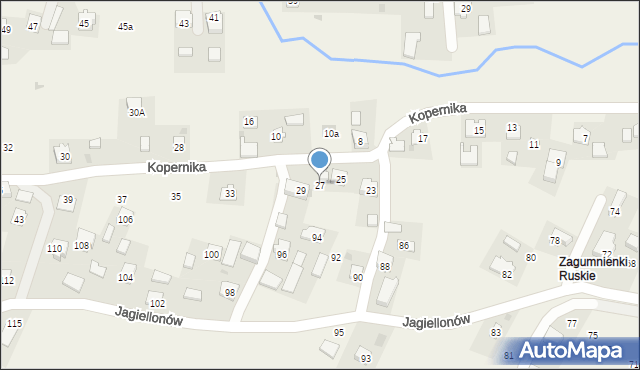 Żurawica, Kopernika Mikołaja, 27, mapa Żurawica