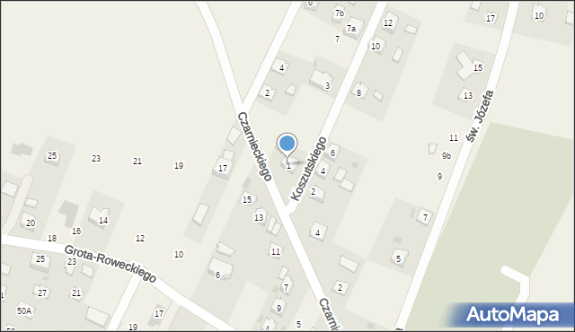 Żurawica, Koszutskiego Stanisława, płk., 1, mapa Żurawica