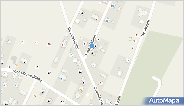 Żurawica, Koszutskiego Stanisława, płk., 2, mapa Żurawica