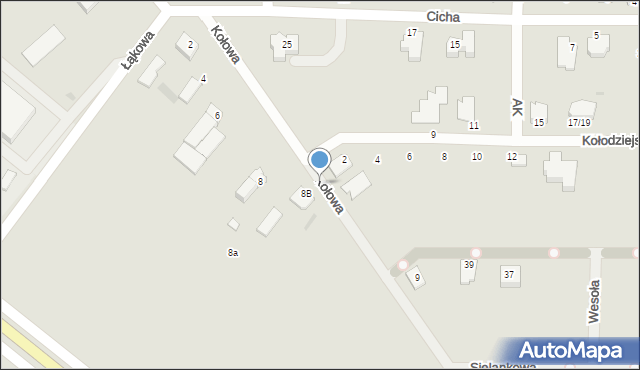 Żuromin, Kołowa, 3, mapa Żuromin