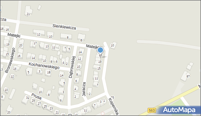 Żuromin, Kopernika Mikołaja, 21, mapa Żuromin