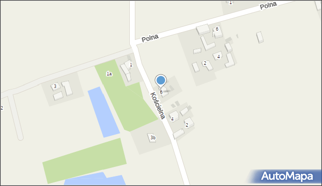 Zwierzyn, Kościelna, 6, mapa Zwierzyn