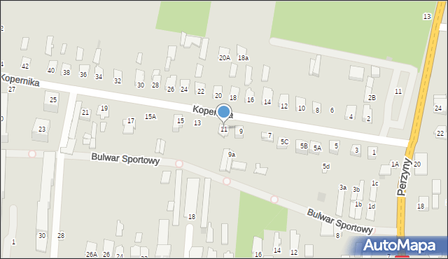 Zwoleń, Kopernika Mikołaja, 11, mapa Zwoleń