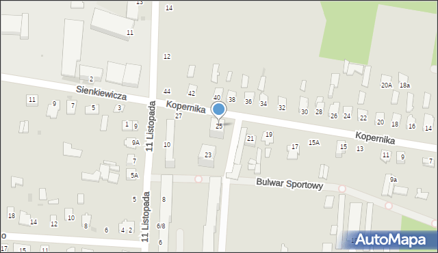 Zwoleń, Kopernika Mikołaja, 25, mapa Zwoleń