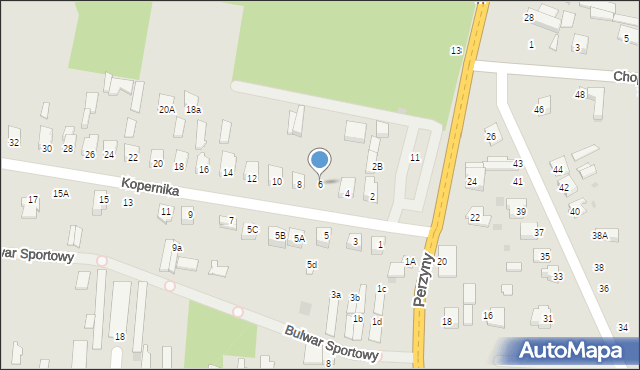 Zwoleń, Kopernika Mikołaja, 6, mapa Zwoleń