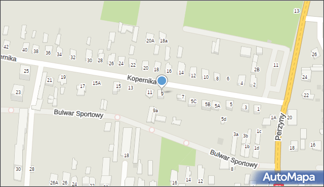Zwoleń, Kopernika Mikołaja, 9, mapa Zwoleń