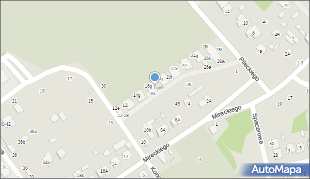 Żyrardów, Konopnickiej Marii, 18b, mapa Żyrardów