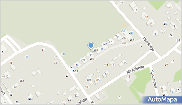 Żyrardów, Konopnickiej Marii, 18e, mapa Żyrardów