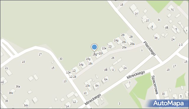 Żyrardów, Konopnickiej Marii, 18g, mapa Żyrardów