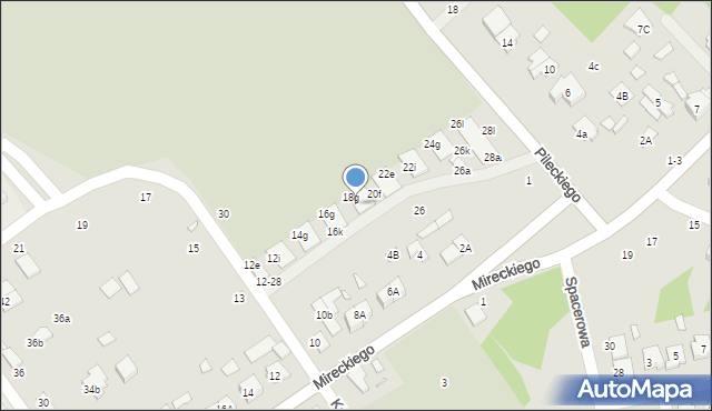 Żyrardów, Konopnickiej Marii, 18i, mapa Żyrardów