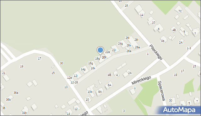 Żyrardów, Konopnickiej Marii, 20d, mapa Żyrardów