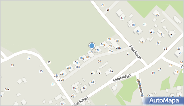 Żyrardów, Konopnickiej Marii, 22d, mapa Żyrardów