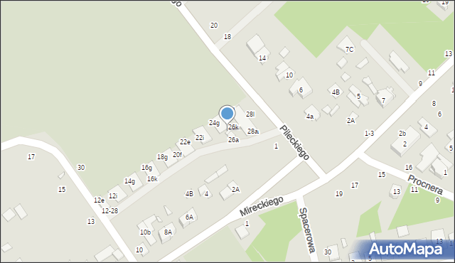 Żyrardów, Konopnickiej Marii, 26e, mapa Żyrardów